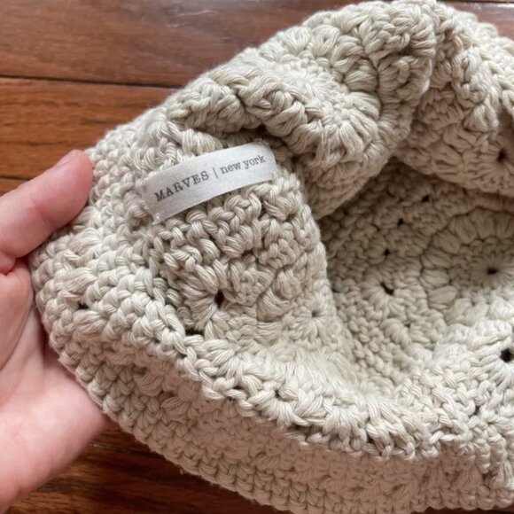 MARVES New York Handmade Crochet Bucket Hat